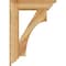 Ekena Millwork Westlake Traditional Rough Sawn Bracket w/ Offset Brace, Western Red Cedar, 6"W x 20"D x 28"H BKT0604X20X28WTL01RWR - alternate 3